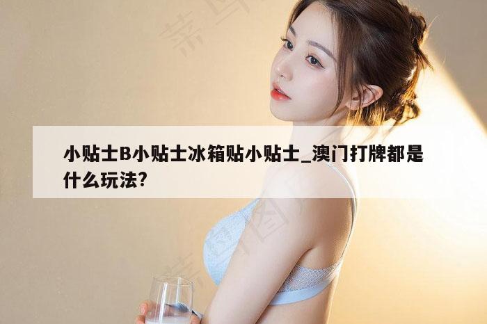 小贴士B小贴士冰箱贴小贴士_澳门打牌都是什么玩法?